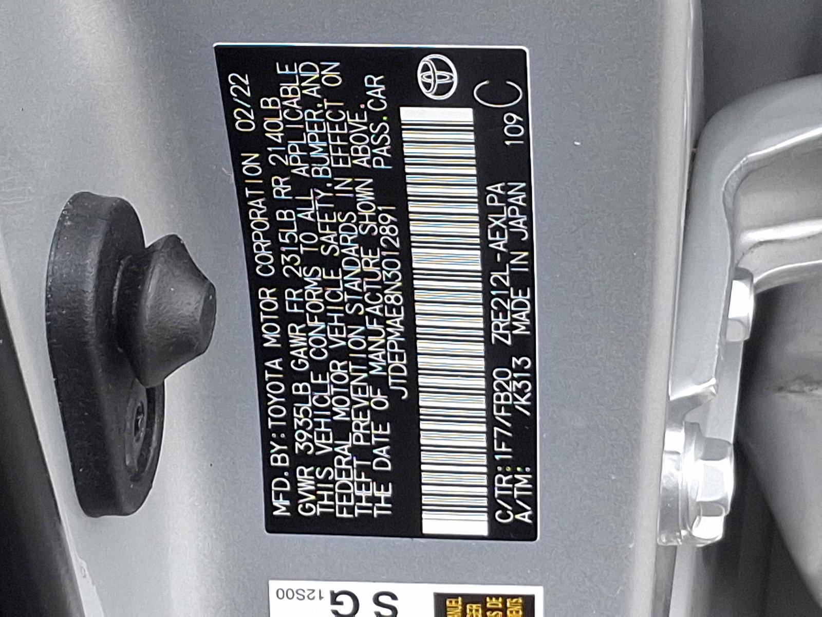 2022 Toyota Corolla Vehicle Photo in Trevose, PA 19053