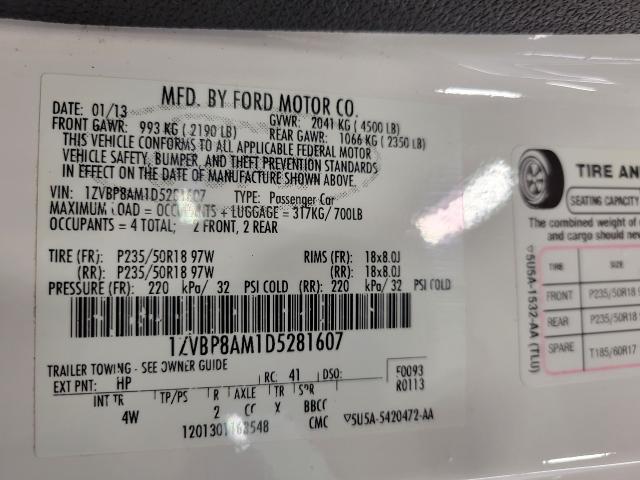 2013 Ford Mustang Vehicle Photo in Neenah, WI 54956