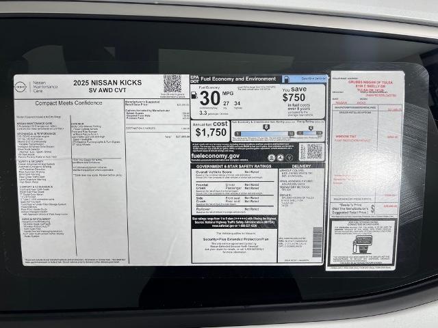 2025 Nissan Kicks Vehicle Photo in Tulsa, OK 74129