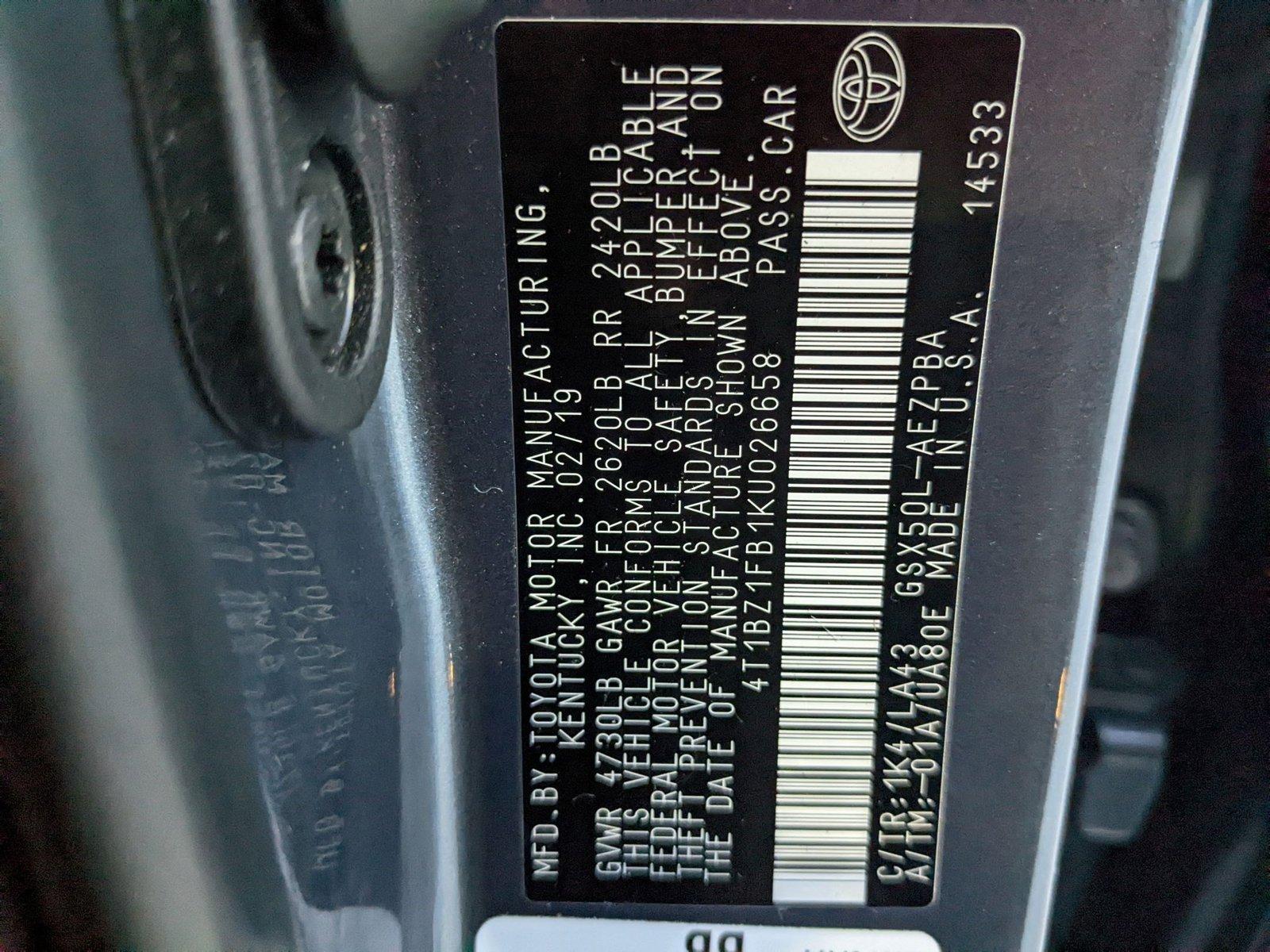 2019 Toyota Avalon Vehicle Photo in Davie, FL 33331