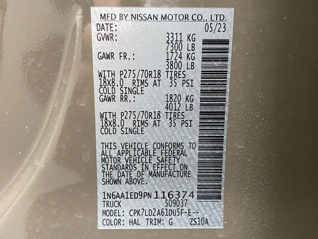 2023 Nissan Titan Vehicle Photo in Appleton, WI 54913