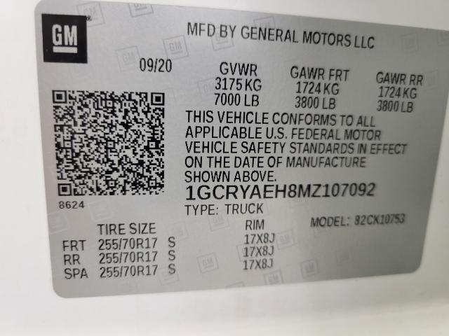2021 Chevrolet Silverado 1500 Vehicle Photo in GREEN BAY, WI 54303-3330