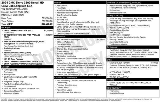 2024 GMC Sierra 3500 HD Vehicle Photo in DANBURY, CT 06810-5034