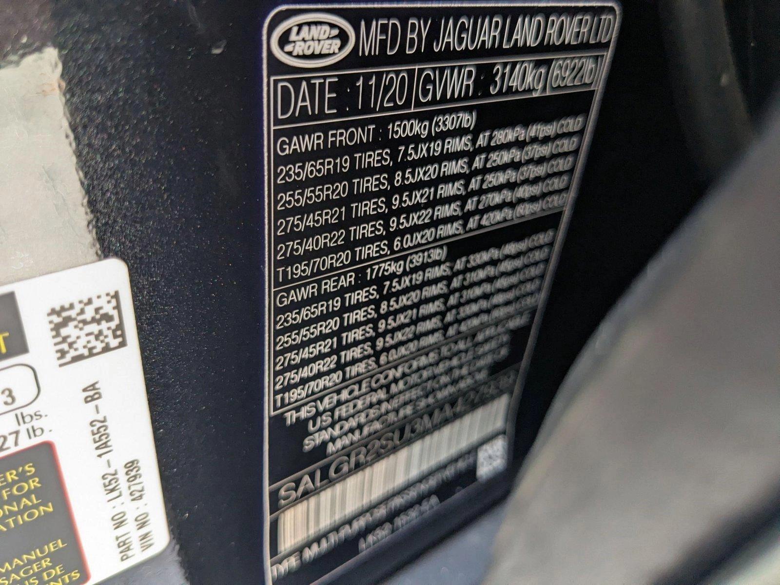 2021 Land Rover Range Rover Vehicle Photo in Pompano Beach, FL 33064