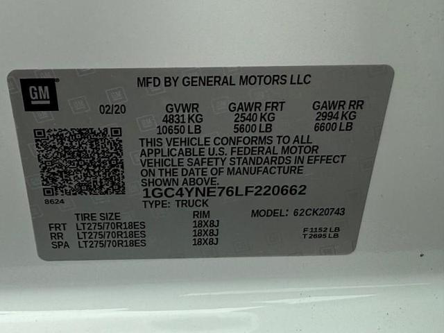 2020 Chevrolet Silverado 2500 HD Vehicle Photo in APPLETON, WI 54914-4656