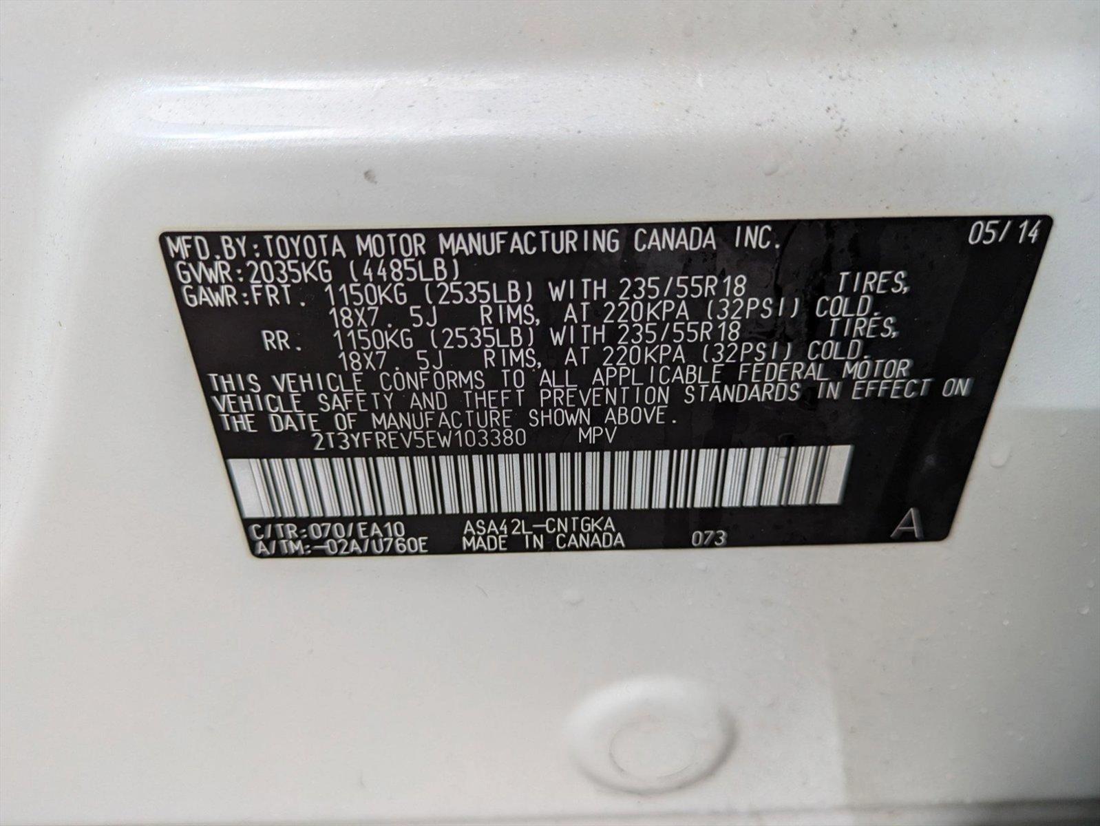 2014 Toyota RAV4 Vehicle Photo in Corpus Christi, TX 78415