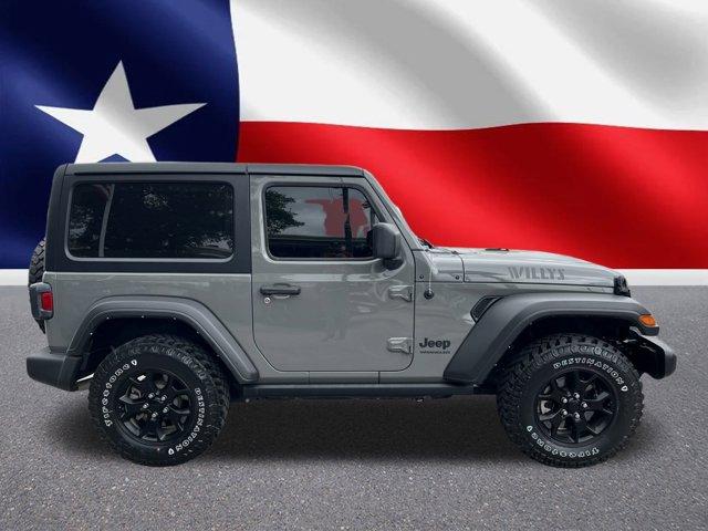 Used 2022 Jeep Wrangler Willys with VIN 1C4GJXANXNW251692 for sale in Jersey Village, TX
