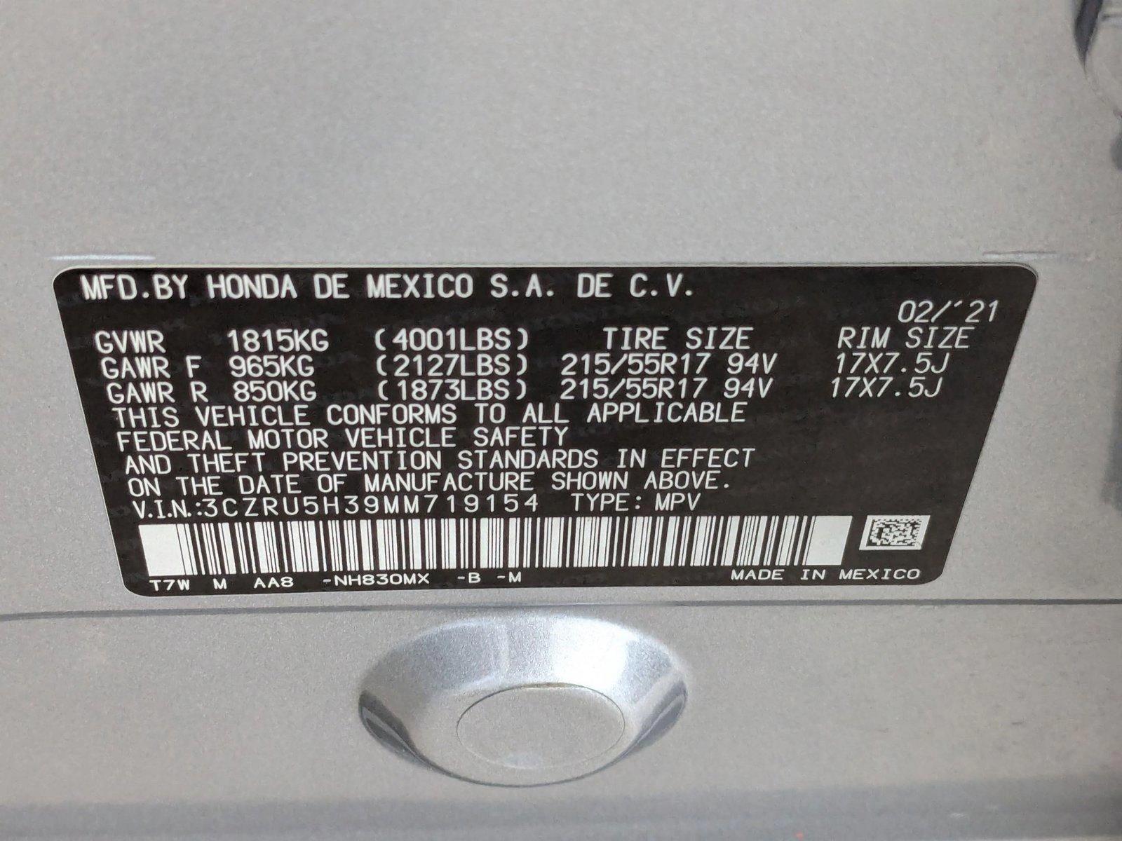 2021 Honda HR-V Vehicle Photo in Miami, FL 33015