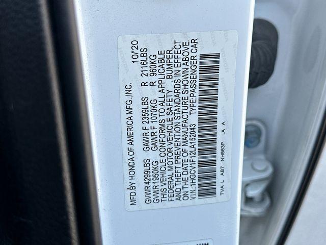 2020 Honda Accord Sedan Vehicle Photo in RIVERSIDE, CA 92504-4106