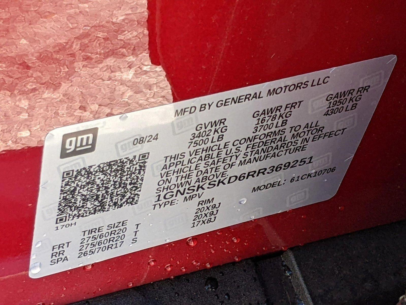 2024 Chevrolet Tahoe Vehicle Photo in TIMONIUM, MD 21093-2300