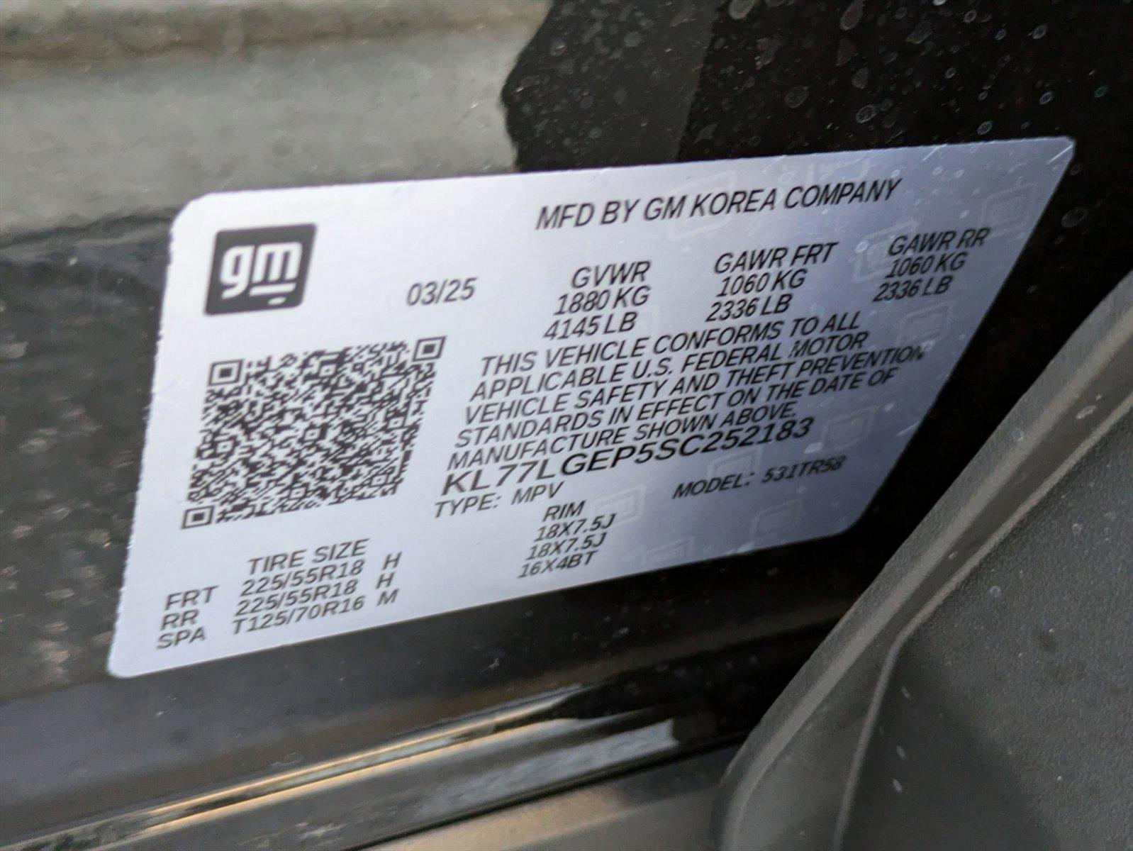 2025 Chevrolet Trax Vehicle Photo in ORLANDO, FL 32808-7998