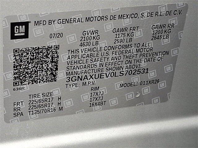 2020 Chevrolet Equinox Vehicle Photo in LANCASTER, PA 17601-0000