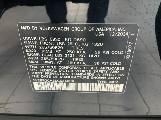 2025 Volkswagen Atlas Vehicle Photo in Oshkosh, WI 54904