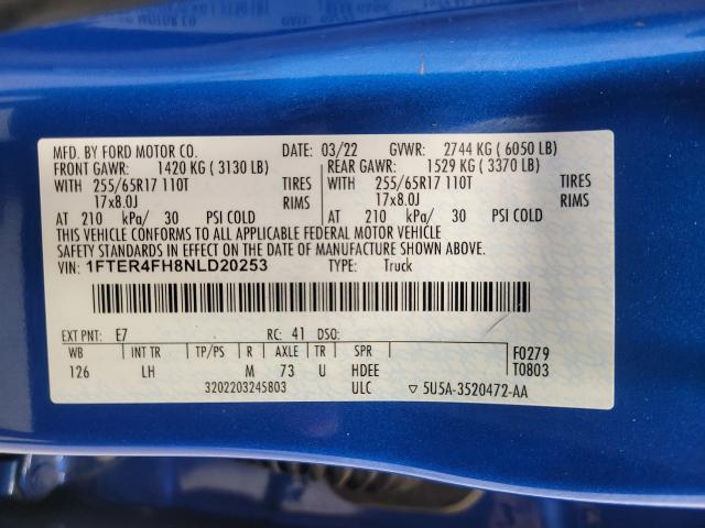 2022 Ford Ranger Vehicle Photo in NEENAH, WI 54956-2243