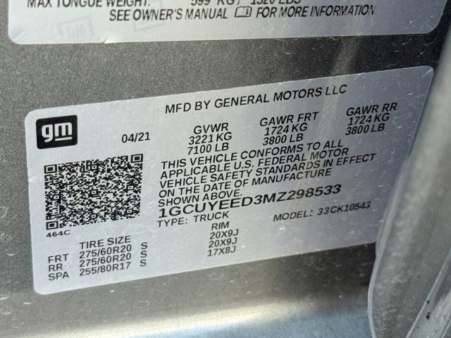 2021 Chevrolet Silverado 1500 Vehicle Photo in MIDDLETON, WI 53562-1492