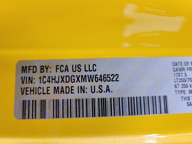 2021 Jeep Wrangler Vehicle Photo in OSHKOSH, WI 54904-7811