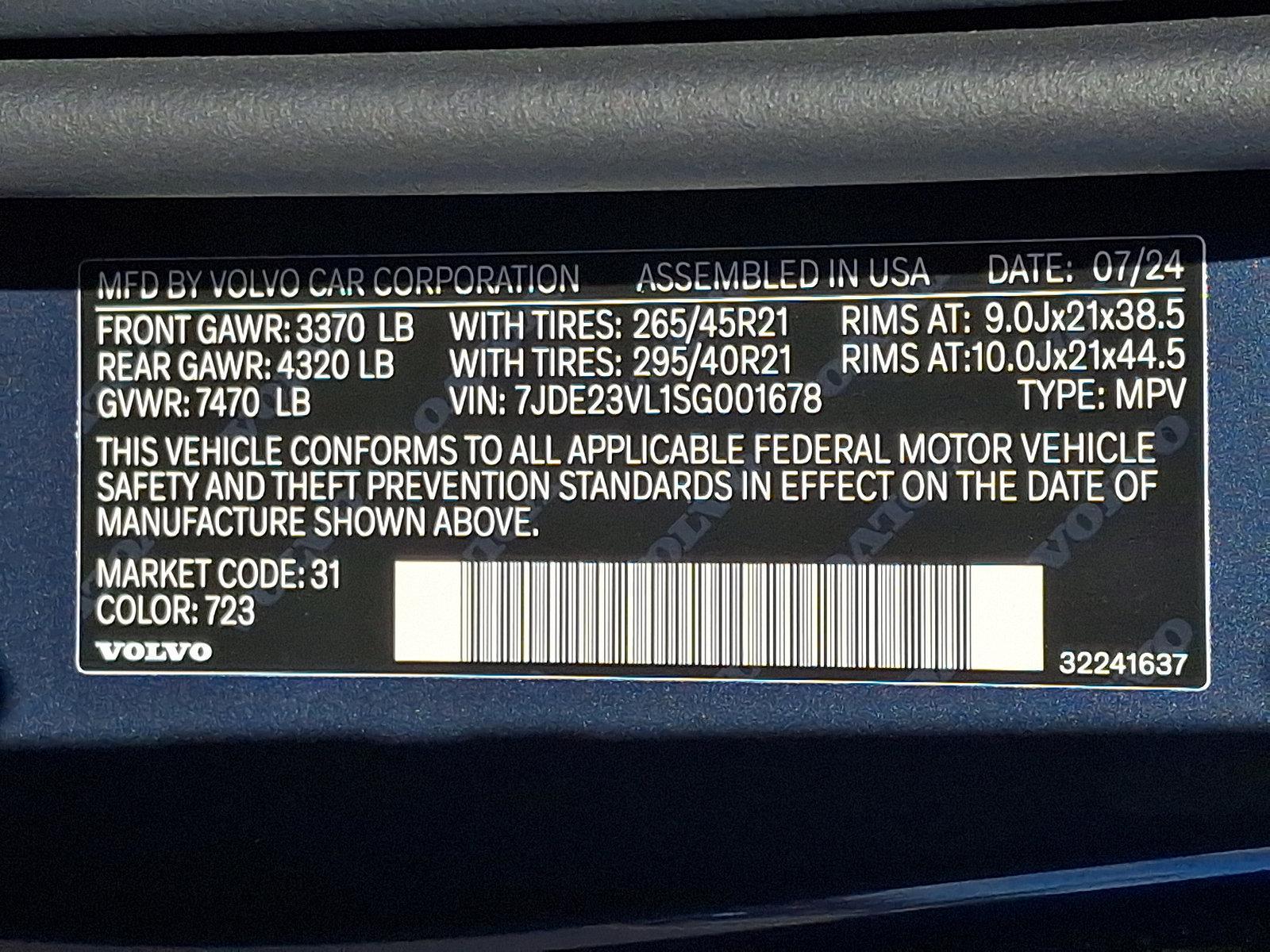 2025 Volvo EX90 Vehicle Photo in Trevose, PA 19053