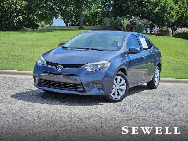2016 Toyota Corolla Vehicle Photo in FORT WORTH, TX 76132