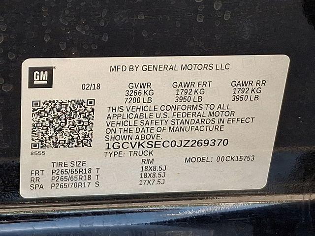 2018 Chevrolet Silverado 1500 Vehicle Photo in WATERTOWN, CT 06795-3318
