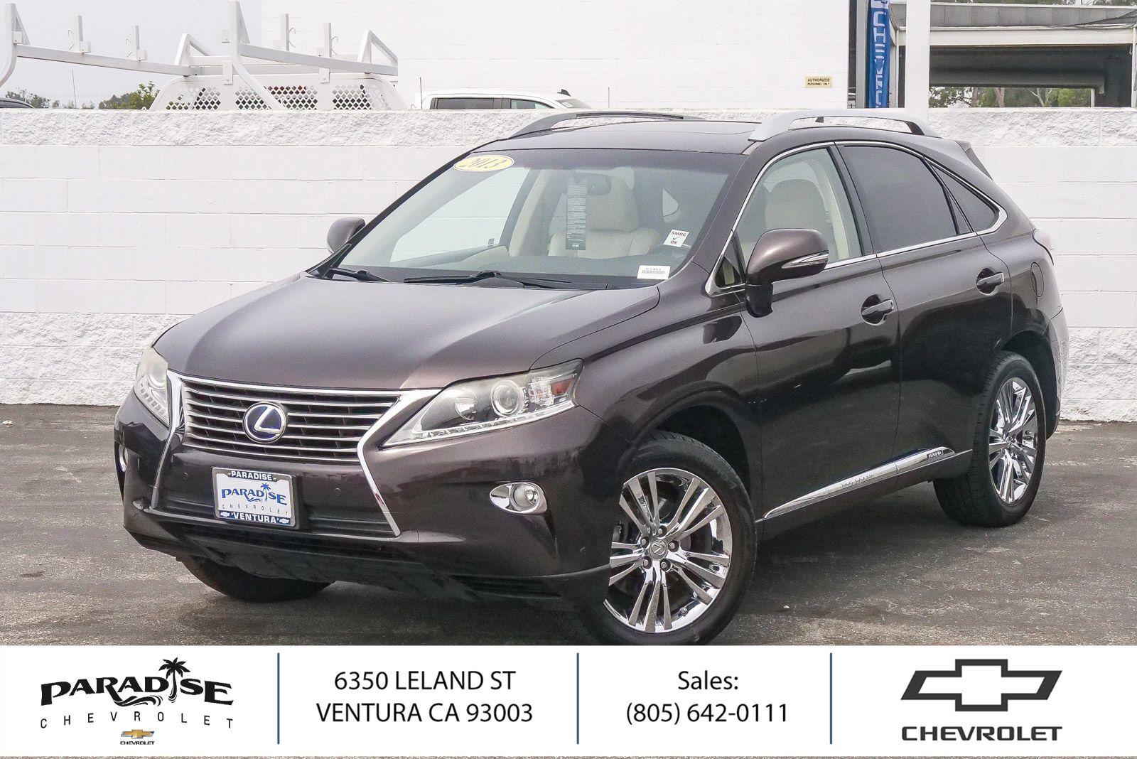 Pearl 2013 Lexus RX Hybrid 450h AWD SUV / Crossover All-Wheel Drive Continuously Variable Transmission