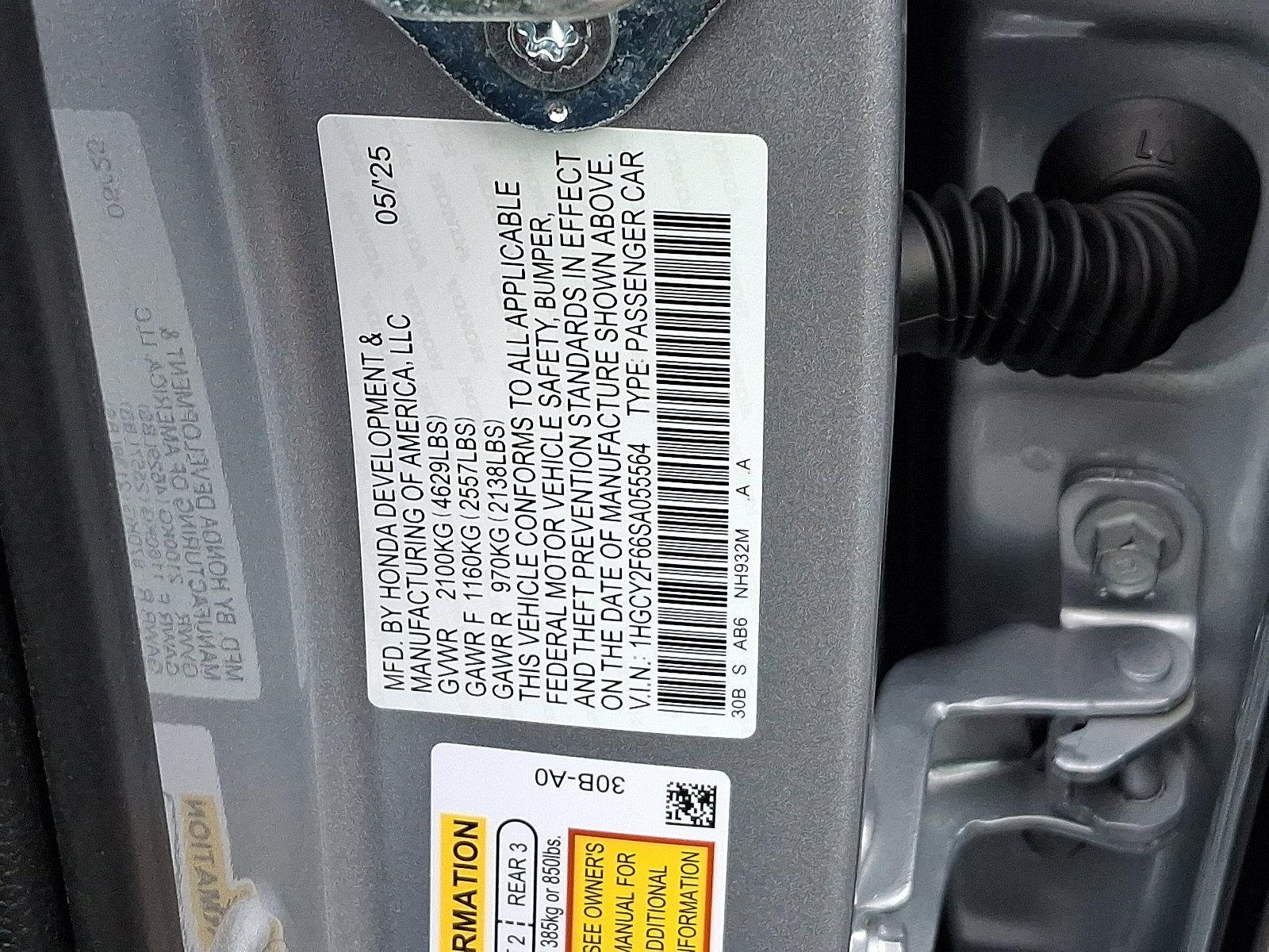 2025 Honda Accord Hybrid Vehicle Photo in Harrisburg, PA 17111