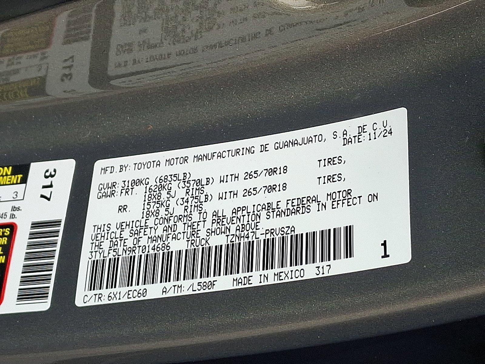 2024 Toyota Tacoma 4WD Vehicle Photo in Harrisburg, PA 17111