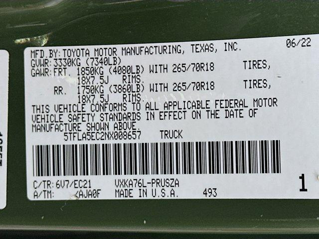 2022 Toyota Tundra 4WD Vehicle Photo in Flemington, NJ 08822