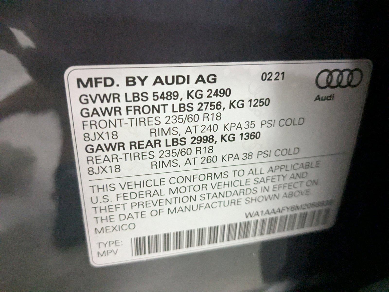 2021 Audi Q5 Vehicle Photo in MIAMI, FL 33134-2699