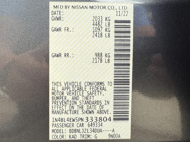 2023 Nissan Altima Vehicle Photo in Appleton, WI 54914