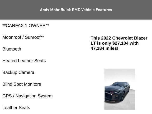 2022 Chevrolet Blazer Vehicle Photo in Fishers, IN 46038