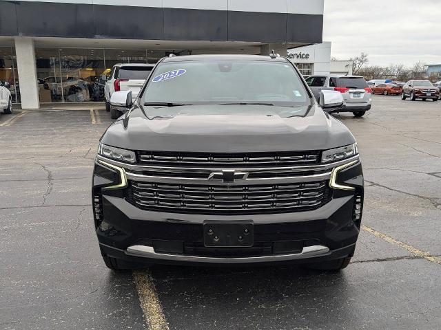 Used 2021 Chevrolet Tahoe Premier with VIN 1GNSKSKD7MR104668 for sale in Villa Park, IL