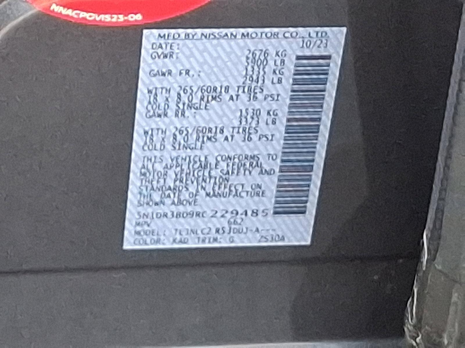 2024 Nissan Pathfinder Vehicle Photo in Harrisburg, PA 17111-1033