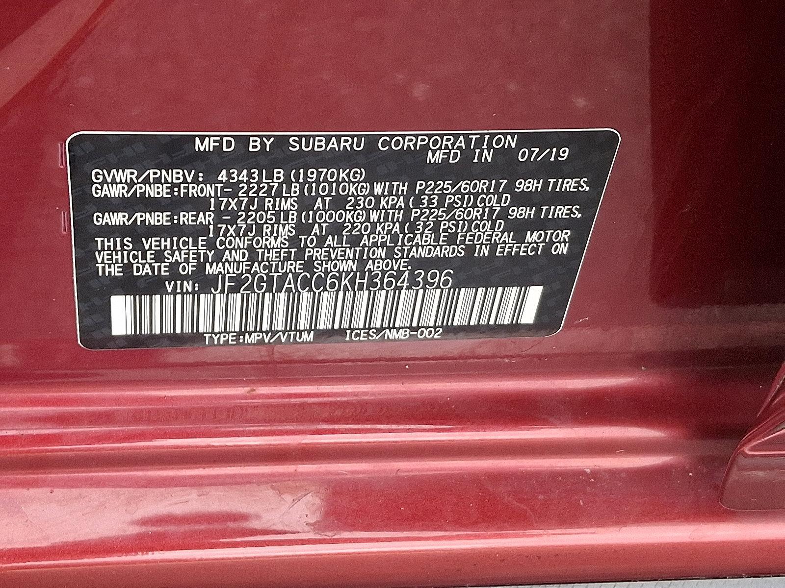 2019 Subaru Crosstrek Vehicle Photo in Harrisburg, PA 17111