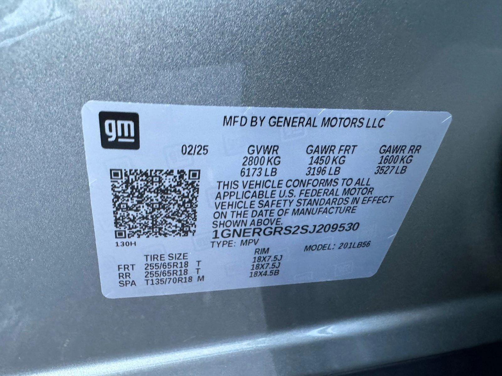 2025 Chevrolet Traverse Vehicle Photo in GREENACRES, FL 33463-3207