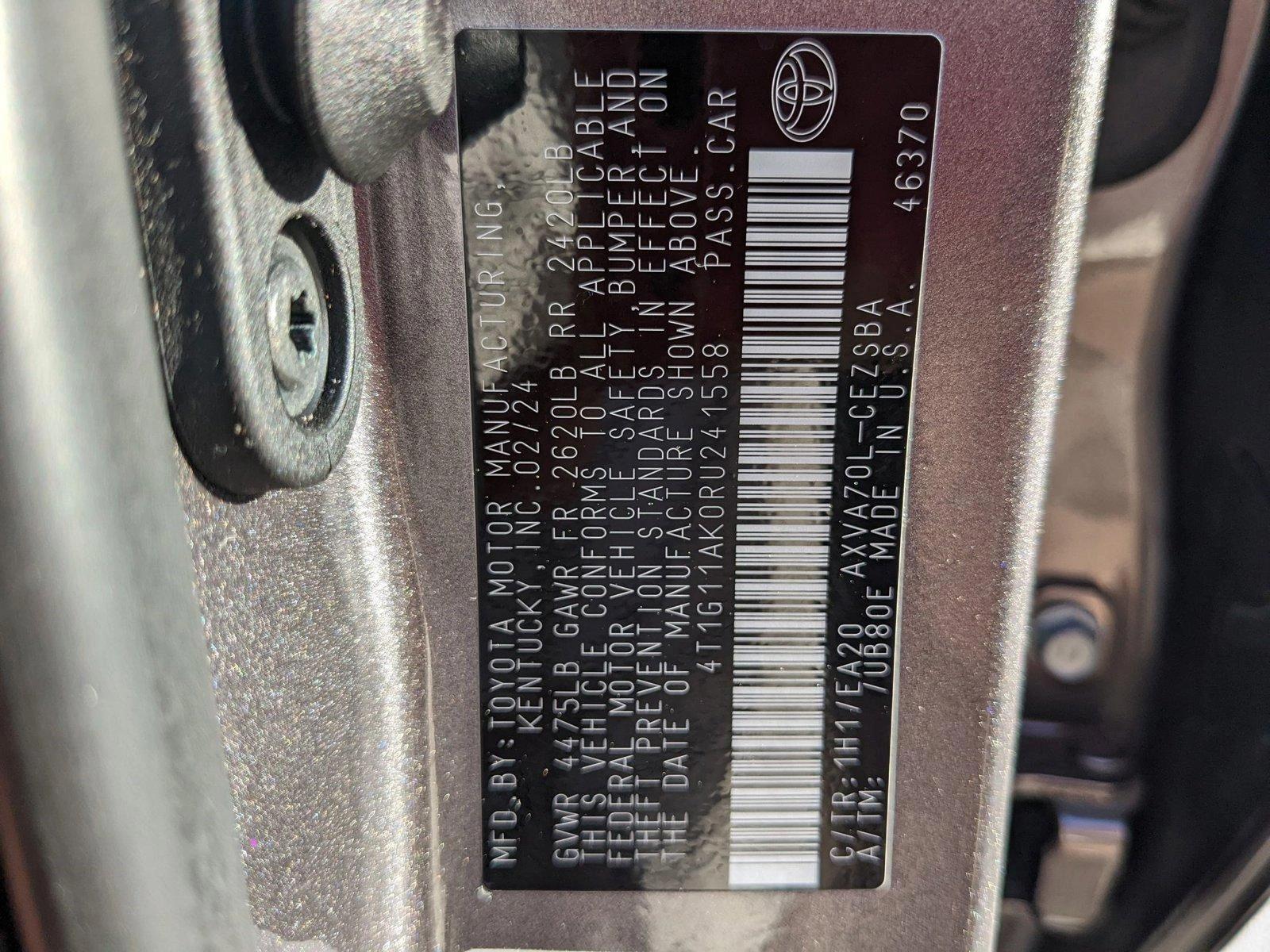 2024 Toyota Camry Vehicle Photo in Davie, FL 33331