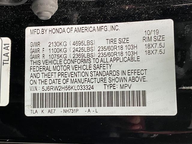 2019 Honda CR-V Vehicle Photo in Appleton, WI 54913