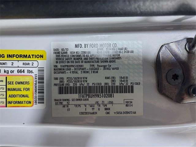 2022 Ford Mustang Vehicle Photo in Puyallup, WA 98371