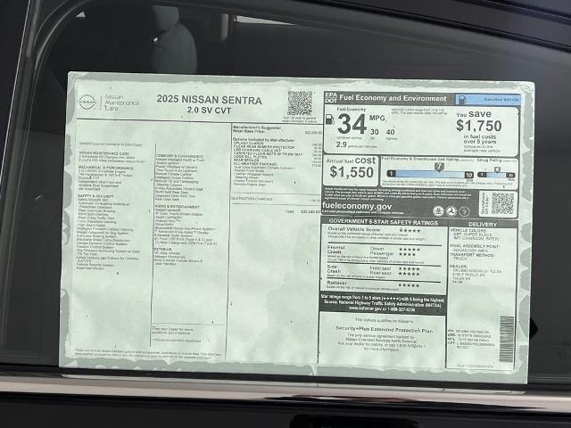 2025 Nissan Sentra Vehicle Photo in Tulsa, OK 74129