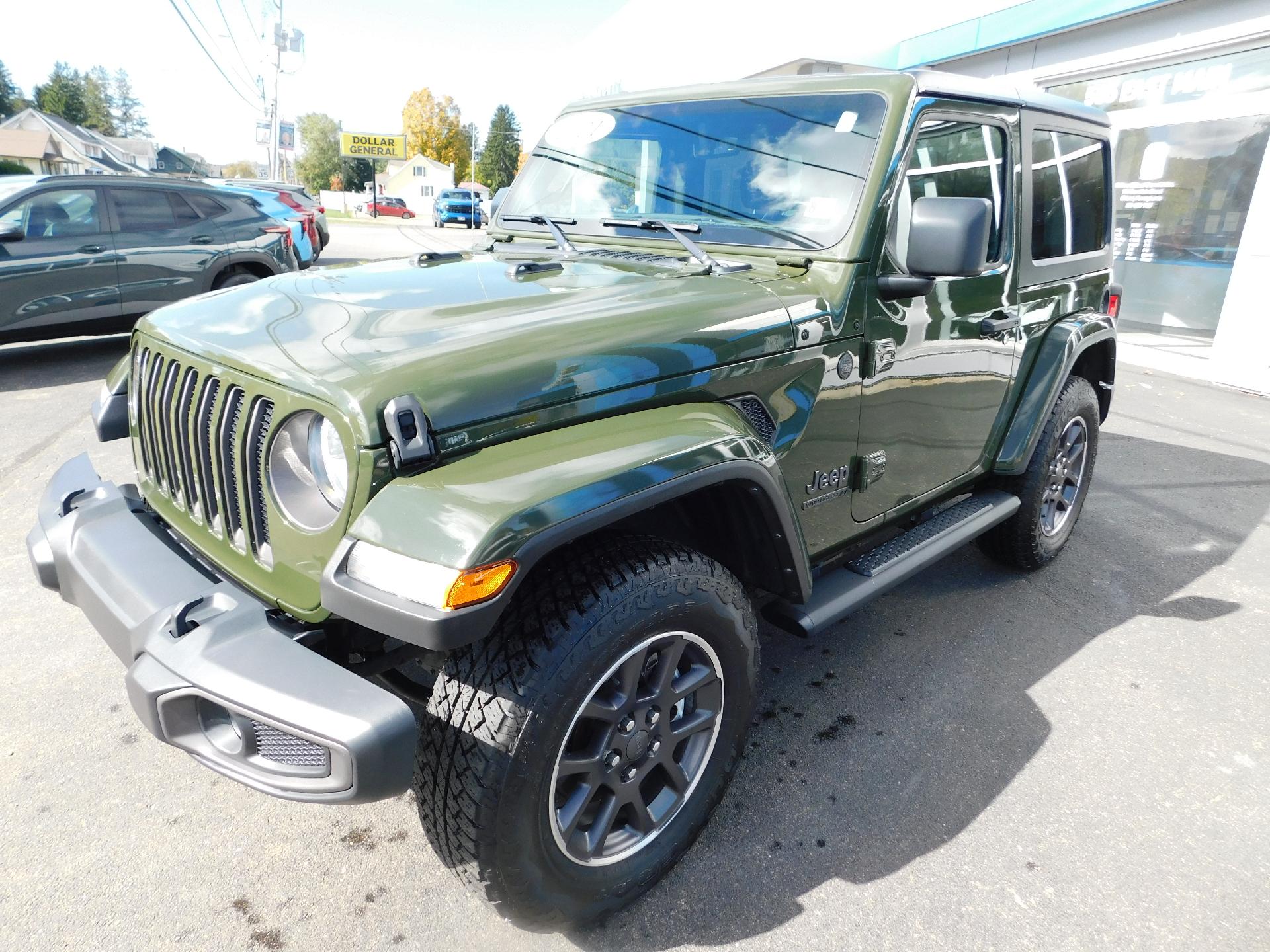 Used 2021 Jeep Wrangler 80TH EDITION with VIN 1C4GJXAN0MW700599 for sale in Elkland, PA