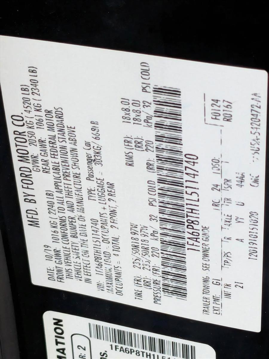 2020 Ford Mustang Vehicle Photo in Miami, FL 33169