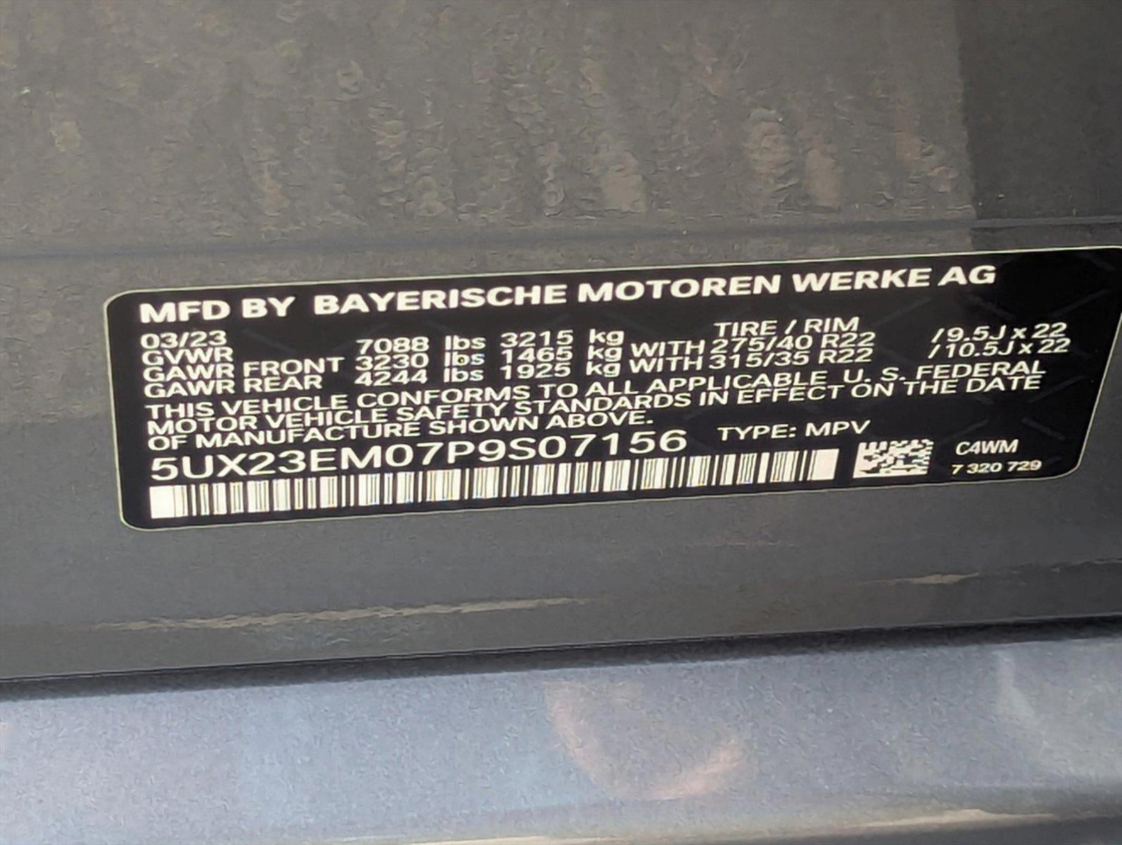 2023 BMW X7 xDrive40i Vehicle Photo in Delray Beach, FL 33444