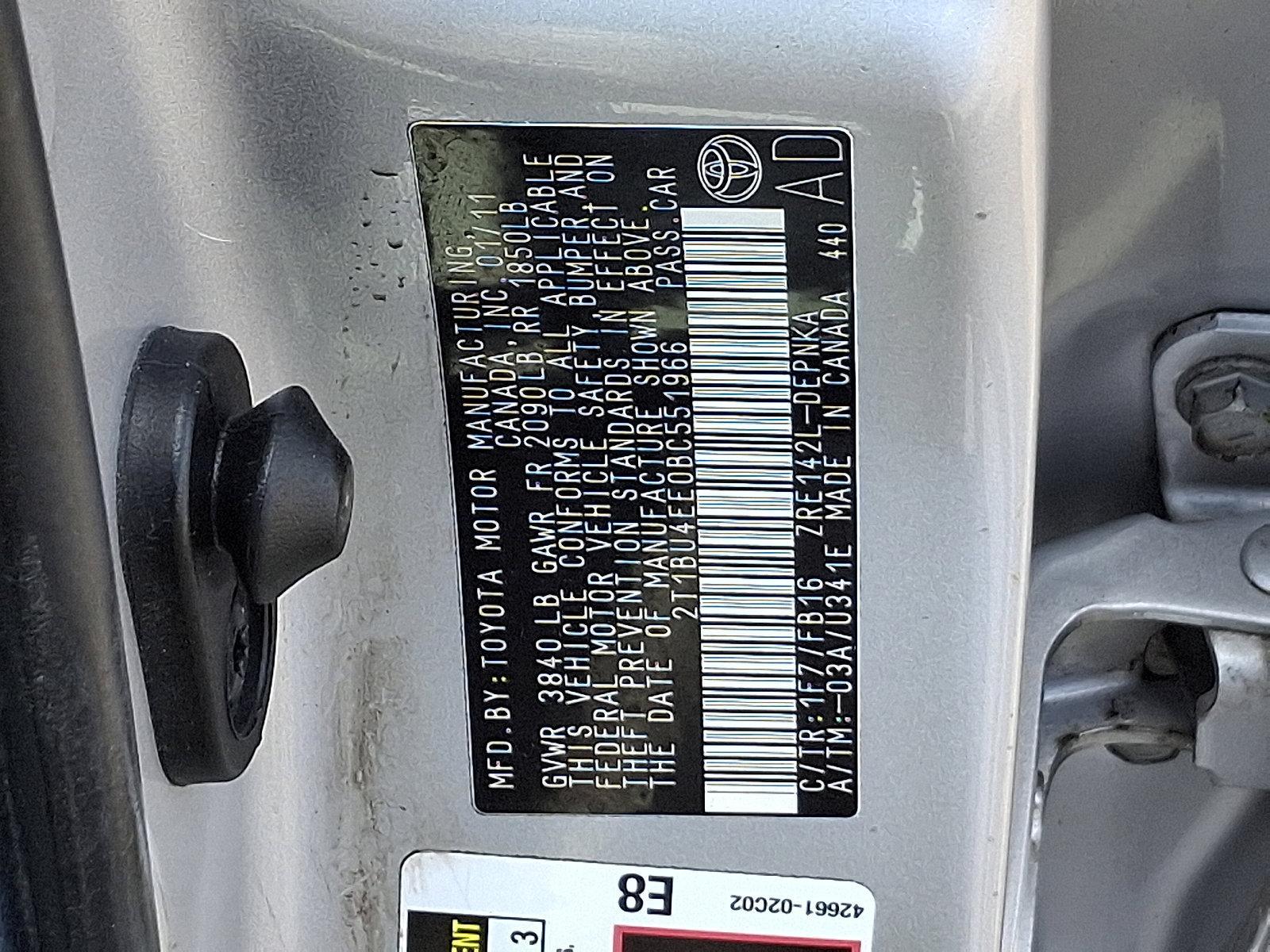 2011 Toyota Corolla Vehicle Photo in Trevose, PA 19053