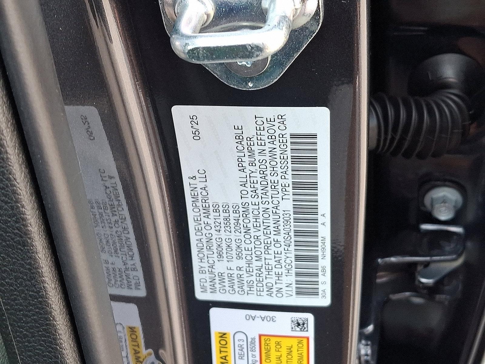 2025 Honda Accord Sedan Vehicle Photo in Harrisburg, PA 17111