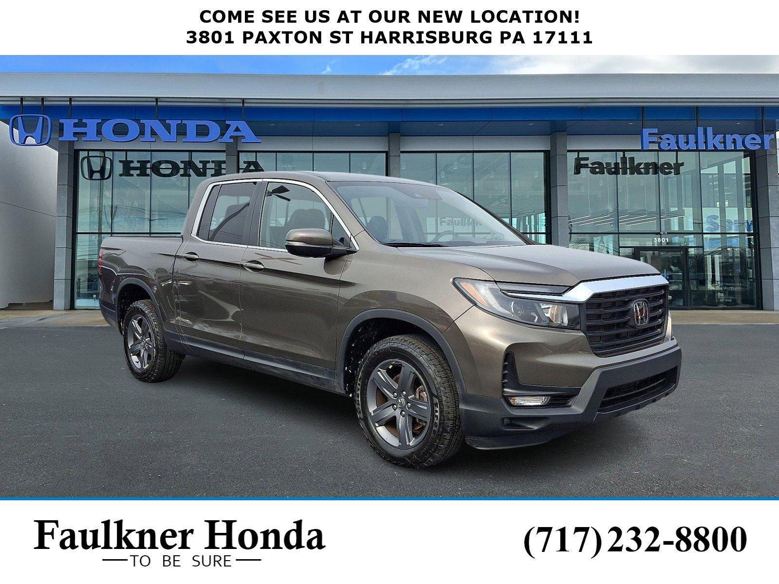 Used 2022 Honda Ridgeline RTL with VIN 5FPYK3F55NB028619 for sale in Harrisburg, PA