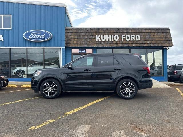 Used 2019 Ford Explorer Sport with VIN 1FM5K8GT3KGA19341 for sale in Lihue, HI