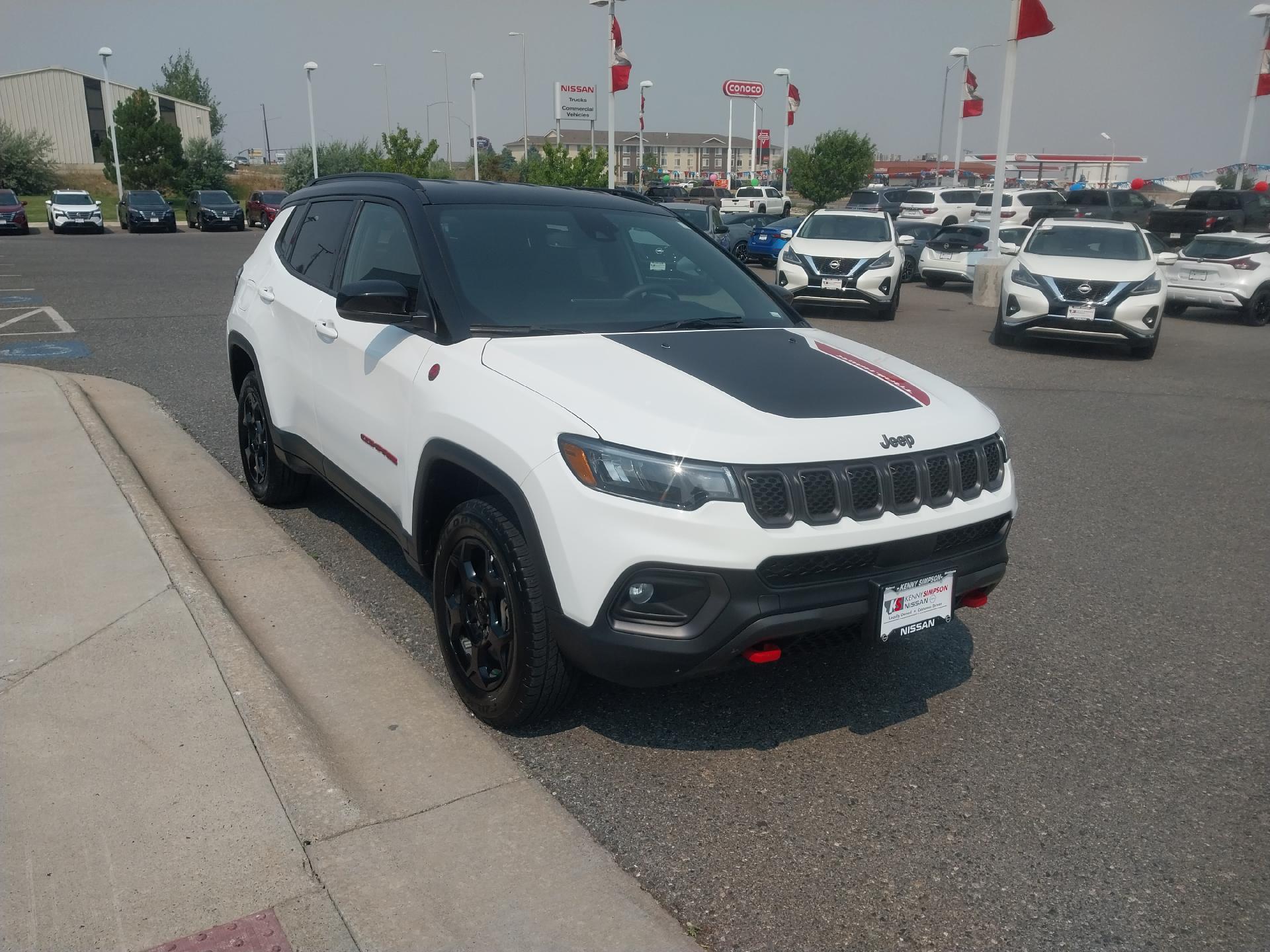 Used 2023 Jeep Compass Trailhawk with VIN 3C4NJDDN2PT523503 for sale in Helena, MT