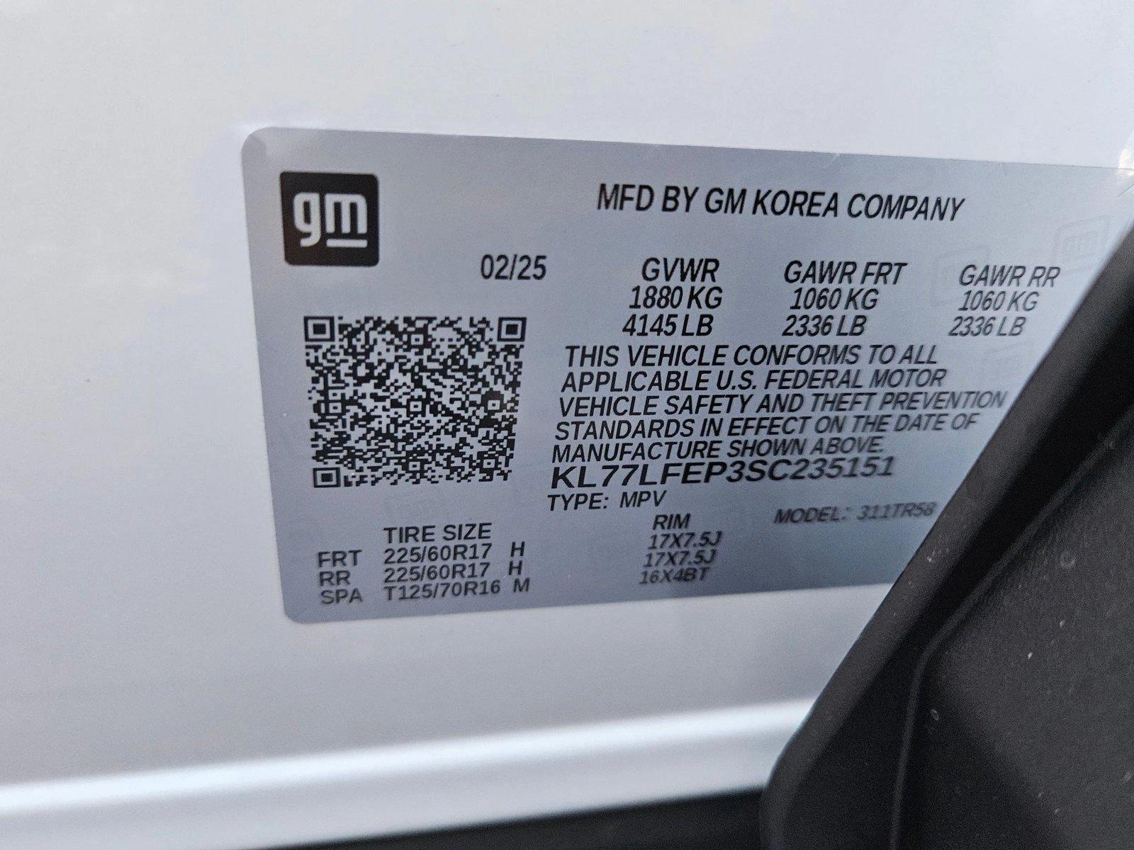 2025 Chevrolet Trax Vehicle Photo in ORLANDO, FL 32808-7998