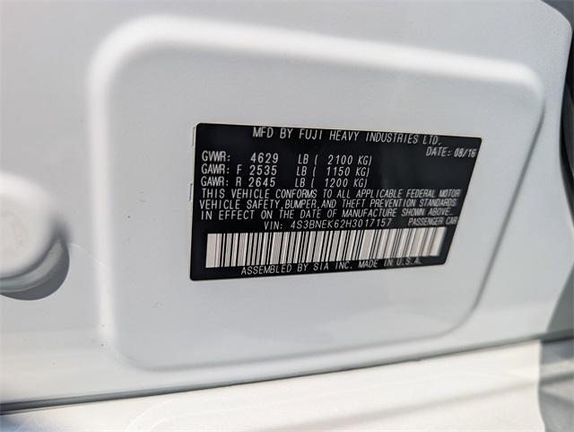 2017 Subaru Legacy Vehicle Photo in AURORA, CO 80012-4011