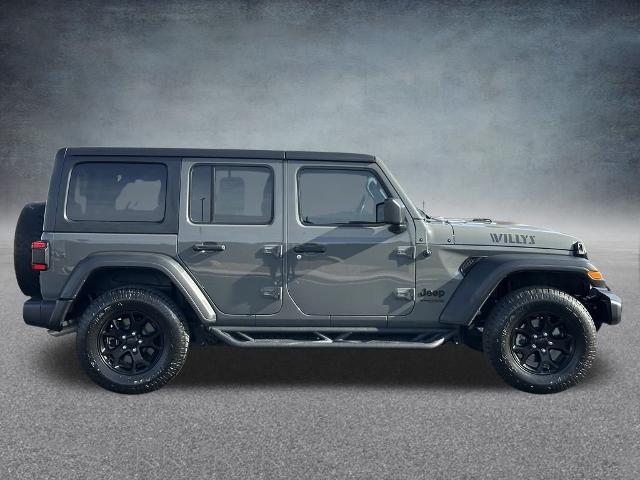 Used 2021 Jeep Wrangler Unlimited Willys with VIN 1C4HJXDN1MW528910 for sale in Bullhead City, AZ