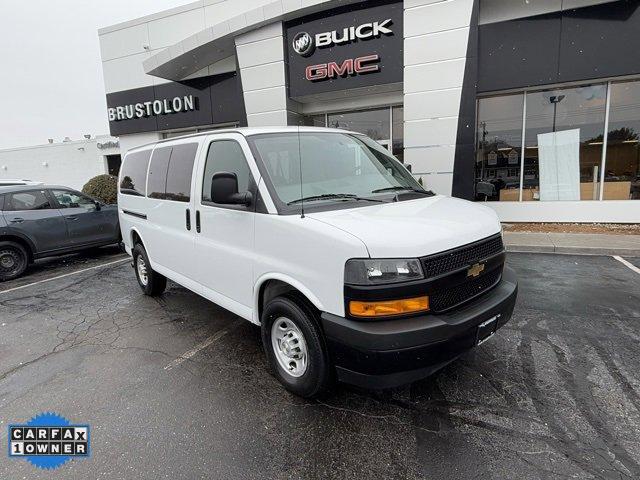 Used 2023 Chevrolet Express Passenger LS with VIN 1GAZGLFP5P1204184 for sale in Mystic, CT